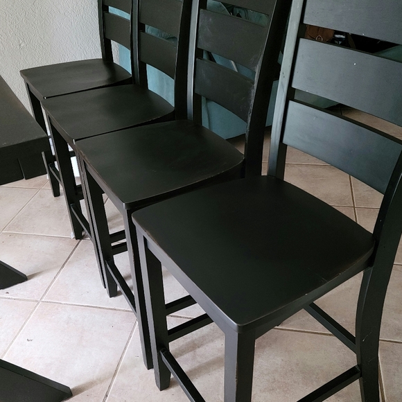 PRICE DROP ON: 4 chairs and table set - Picture 3 of 3